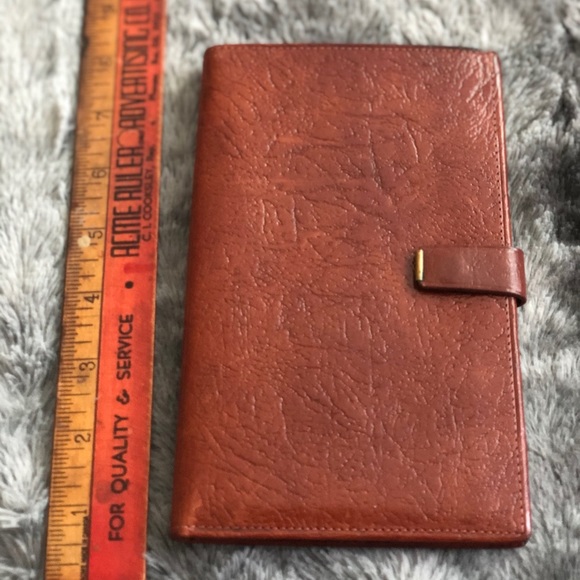 Vintage Renwick Buffalo Calf Travel Wallet - Picture 2 of 8